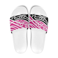 All Pink New Zealand Kowhai Ngutukak Slide Sandals - Polynesian Pride