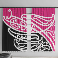 All Pink New Zealand Kowhai Ngutukak Window Curtain - Polynesian Pride