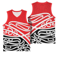 All Red New Zealand Kowhai Ngutukak Basketball Jersey - Polynesian Pride