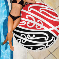 All Red New Zealand Kowhai Ngutukak Beach Blanket - Polynesian Pride