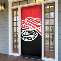 All Red New Zealand Kowhai Ngutukak Door Cover - Polynesian Pride