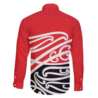 All Red New Zealand Kowhai Ngutukak Family Matching Summer Maxi Dress and Hawaiian Shirt - Polynesian Pride