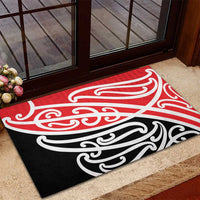 All Red New Zealand Kowhai Ngutukak Rubber Doormat - Polynesian Pride