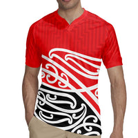 All Red New Zealand Kowhai Ngutukak Rugby Jersey - Polynesian Pride
