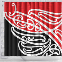 All Red New Zealand Kowhai Ngutukak Shower Curtain - Polynesian Pride