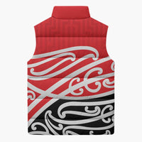 All Red New Zealand Kowhai Ngutukak Sleeveless Puffer Jacket - Polynesian Pride
