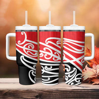 All Red New Zealand Kowhai Ngutukak Tumbler With Handle - Polynesian Pride