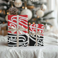 All Red New Zealand Kowhai Ngutukak Wrapping Paper - Polynesian Pride