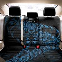 New Zealand Lawn Bowls Back Car Seat Cover Blue Maori Warrior Tribal Silver Fern - Polynesian Pride