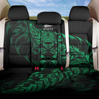 New Zealand Lawn Bowls Back Car Seat Cover Green Maori Warrior Tribal Silver Fern - Polynesian Pride