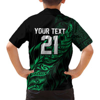 New Zealand Lawn Bowls Custom Hawaiian Shirt Green Maori Warrior Tribal Silver Fern LT9 - Polynesian Pride