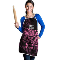 New Zealand Lawn Bowls Apron Pink Maori Warrior Tribal Silver Fern - Polynesian Pride