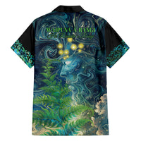 New Zealand Matariki Waipuna-a-rangi Family Matching Puletasi and Hawaiian Shirt He Roimata o Rangi LT9 - Polynesian Pride