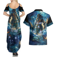 New Zealand Matariki Waita Couples Matching Summer Maxi Dress and Hawaiian Shirt The Way Of The Water LT9 - Polynesian Pride