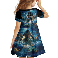 New Zealand Matariki Waita Family Matching Off The Shoulder Long Sleeve Dress and Hawaiian Shirt The Way Of The Water