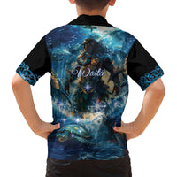 New Zealand Matariki Waita Family Matching Puletasi and Hawaiian Shirt The Way Of The Water LT9 - Polynesian Pride