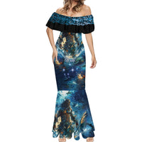 New Zealand Matariki Waita Mermaid Dress The Way Of The Water LT9 - Polynesian Pride