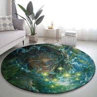 New Zealand Matariki Waiti Round Carpet Waimāori and The Origin Of Life