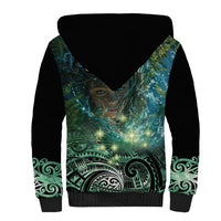 New Zealand Matariki Waiti Sherpa Hoodie Waimori and The Origin Of Life LT9 - Polynesian Pride