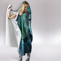 New Zealand Matariki Hiwa-i-te-rangi Hooded Blanket Titiro ki nga Whetu Wishing Star LT9 - Polynesian Pride