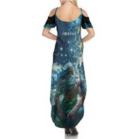 New Zealand Matariki Ururangi Summer Maxi Dress The Murmur Of The Wind