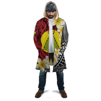 Sigave Chiefdom Wallis and Futuna Personalized Cloak Frangipani Flowers Polynesian Pattern - Polynesian Pride