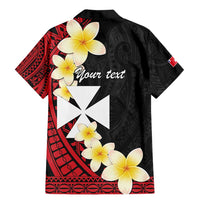 Uvea Chiefdom Wallis and Futuna Personalized Family Matching Mermaid Dress and Hawaiian Shirt Frangipani Flowers Polynesian Pattern