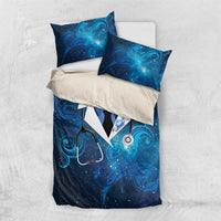 New Zealand Nurses RN Bedding Set Galaxy Stethoscope Maori Motif