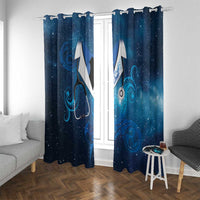 New Zealand Nurses RN Window Curtain Galaxy Stethoscope Maori Motif