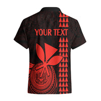 Custom Hawaii Hawaiian Shirt King Kamehameha - Red LT9 - Polynesian Pride