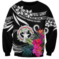 Northern Mariana Islands Sweatshirt Happy Independence Day LT9 Unisex White - Polynesian Pride