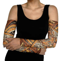 Hawaiian Style Tapa Arm Sleeves Vintage Seamless Pattern - Polynesian Pride