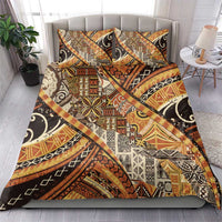 Hawaiian Style Tapa Bedding Set Vintage Seamless Pattern - Polynesian Pride