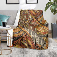Hawaiian Style Tapa Blanket Vintage Seamless Pattern - Polynesian Pride