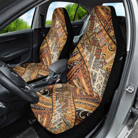 Hawaiian Style Tapa Car Seat Cover Vintage Seamless Pattern - Polynesian Pride