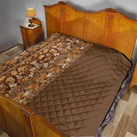 Hawaiian Tribal Elements Hibiscus Quilt Gold Pattern LT9 - Polynesian Pride
