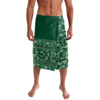 Hawaiian Tribal Elements Hibiscus Lavalava Green Pattern - Polynesian Pride