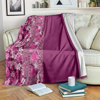 Hawaiian Tribal Elements Hibiscus Blanket Pink Pattern LT9 Pink - Polynesian Pride