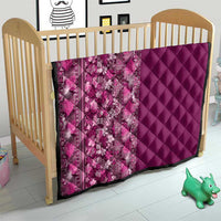 Hawaiian Tribal Elements Hibiscus Quilt Pink Pattern LT9 - Polynesian Pride