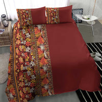 Hawaiian Tribal Elements Hibiscus Bedding Set Red Pattern - Polynesian Pride
