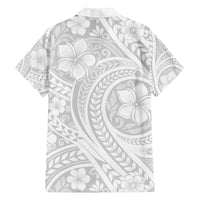 Lotu Tamaiti Samoan Polynesian Tribal Family Matching Off The Shoulder Long Sleeve Dress and Hawaiian Shirt - Polynesian Pride
