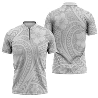 Lotu Tamaiti Samoan Polynesian Tribal Zipper Polo Shirt - Polynesian Pride