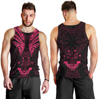 FSM Chuuk States Men Tank Top Micronesia Vintage Polynesian Tribal Pink Version LT9 - Polynesian Pride