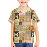 Mele Kalikimaka Hawaii Christmas Hawaiian Shirt Melemele Mama Seamless Floral Motif - Polynesian Pride