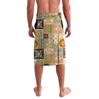 Mele Kalikimaka Hawaii Christmas Lavalava Melemele Mama Seamless Floral Motif - Polynesian Pride