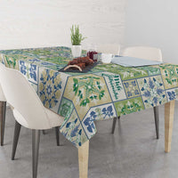 Mele Kalikimaka Hawaii Christmas Tablecloth Omaomao Seamless Floral Motif - Polynesian Pride