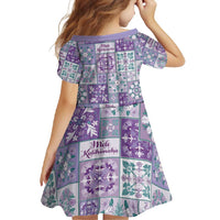 Mele Kalikimaka Hawaii Christmas Family Matching Long Sleeve Bodycon Dress and Hawaiian Shirt Poni Seamless Floral Motif LT9 - Polynesian Pride