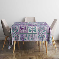 Mele Kalikimaka Hawaii Christmas Tablecloth Poni Seamless Floral Motif - Polynesian Pride