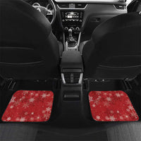 Tui Meri Kirihimete Personalised Car Mats Pohutukawa Flowers Red Motif - Polynesian Pride