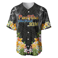 Pasifika Vibes Festival 2024 Auckland Baseball Jersey LT9 Black - Polynesian Pride